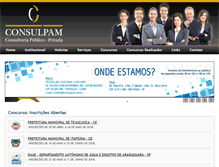 Tablet Screenshot of consulpam.com.br